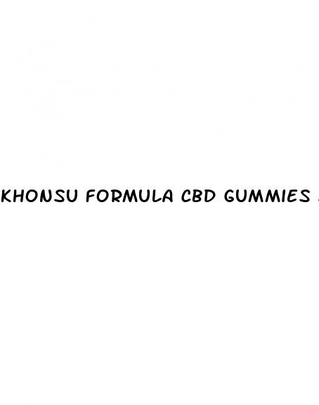 khonsu formula cbd gummies scam