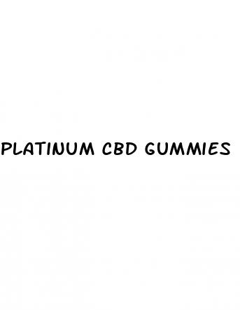 platinum cbd gummies