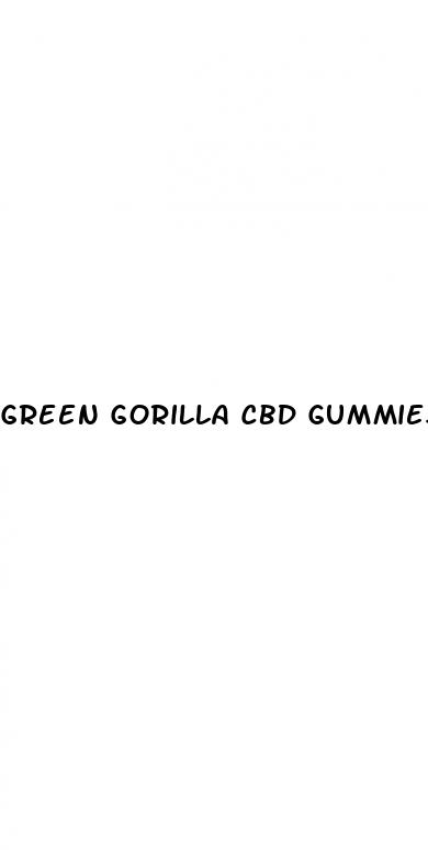 green gorilla cbd gummies review