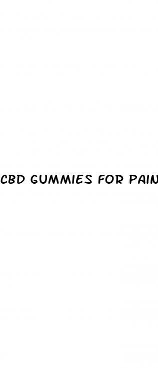 cbd gummies for pain happy hemp