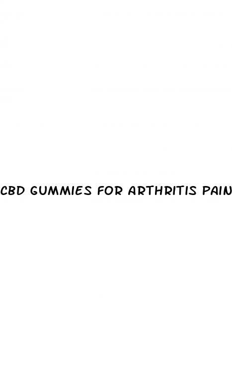 cbd gummies for arthritis pain amazon