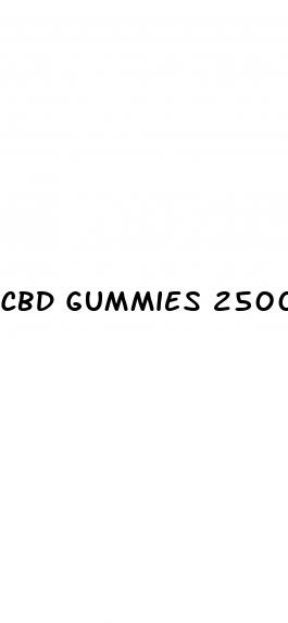 cbd gummies 2500mg