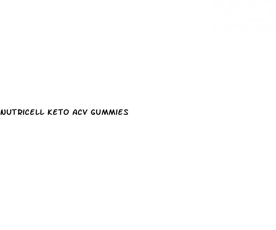 nutricell keto acv gummies