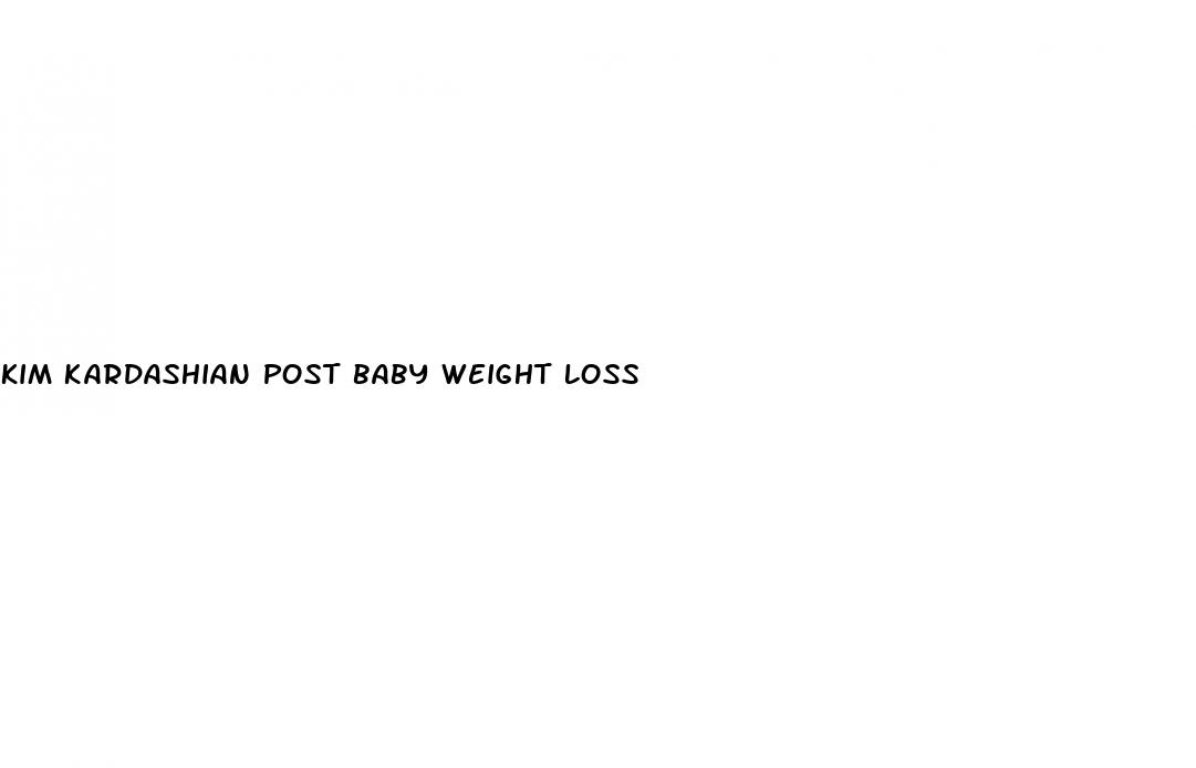 kim kardashian post baby weight loss