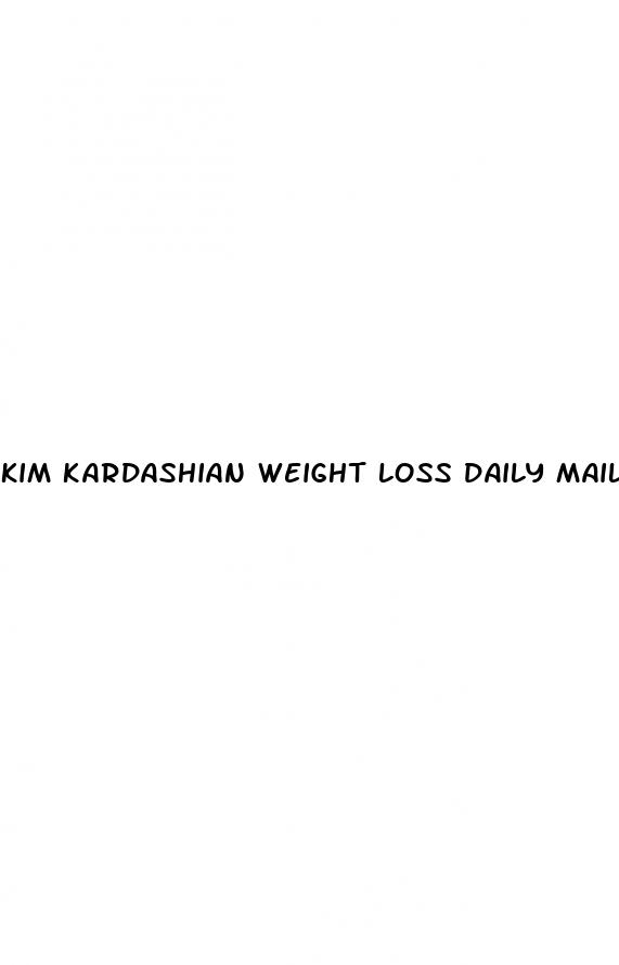 kim kardashian weight loss daily mail