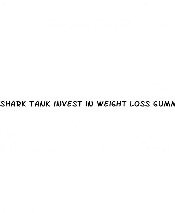 shark tank invest in weight loss gummies