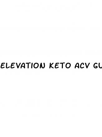 elevation keto acv gummies