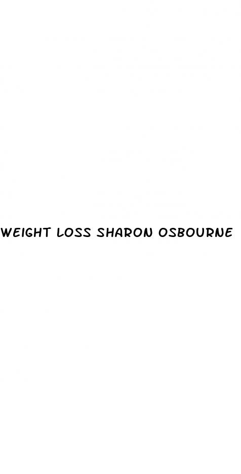 weight loss sharon osbourne