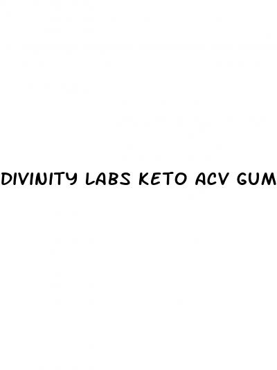 divinity labs keto acv gummies