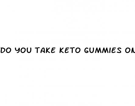 do you take keto gummies on an empty stomach