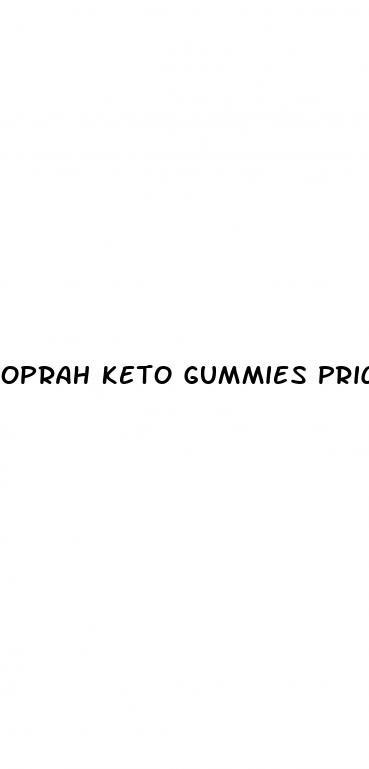 oprah keto gummies price