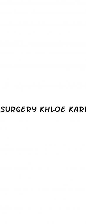 surgery khloe kardashian weight loss