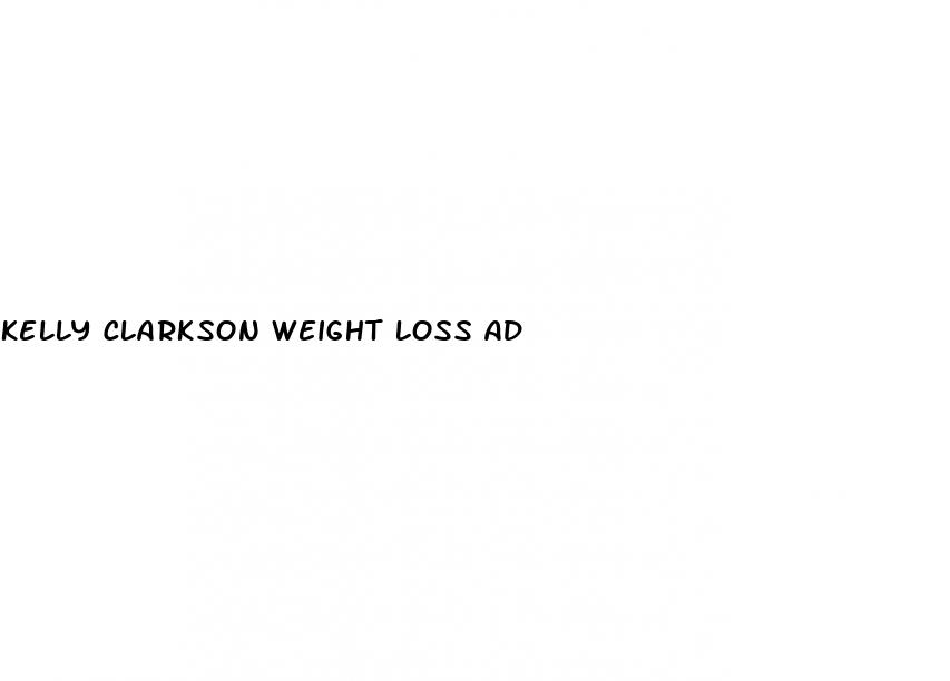 kelly clarkson weight loss ad