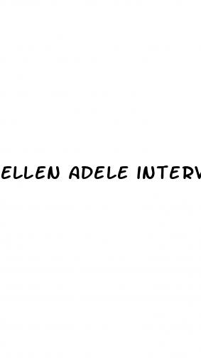 ellen adele interview weight loss