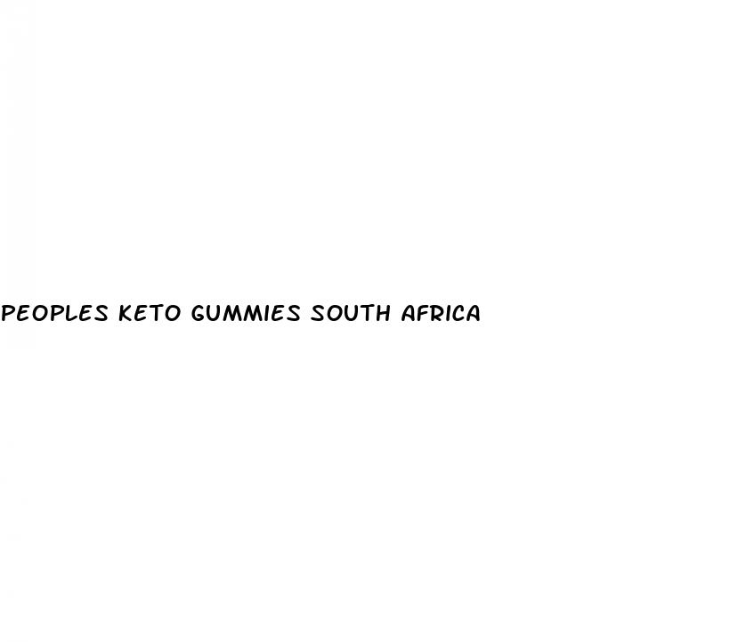 peoples keto gummies south africa