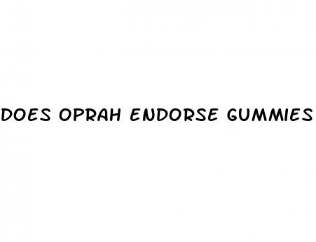 does oprah endorse gummies for weight loss