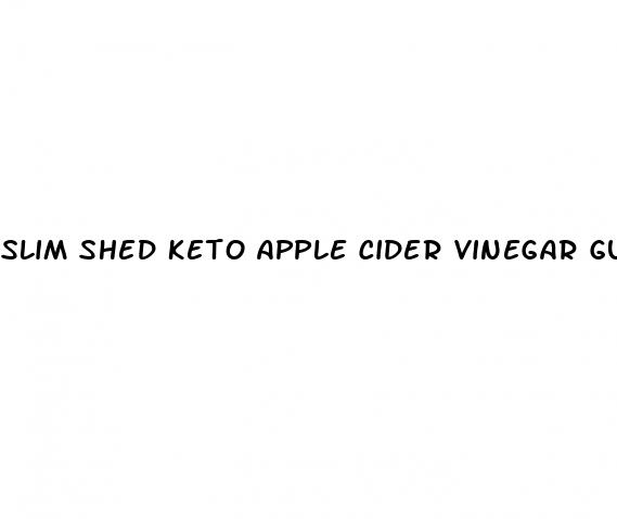 slim shed keto apple cider vinegar gummies