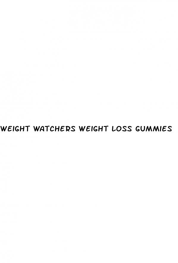 weight watchers weight loss gummies