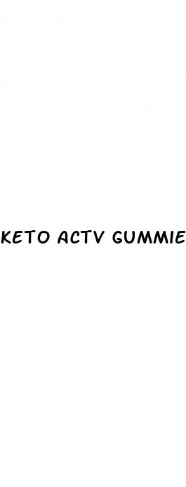 keto actv gummies