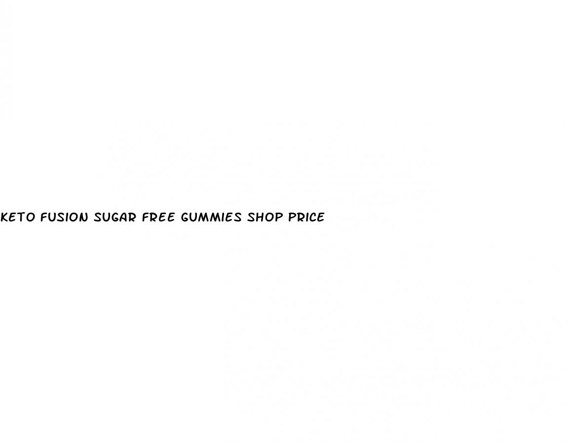 keto fusion sugar free gummies shop price