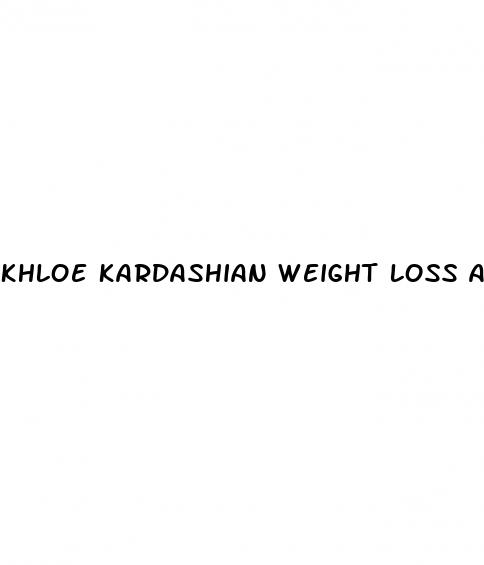 khloe kardashian weight loss apple cider vinegar