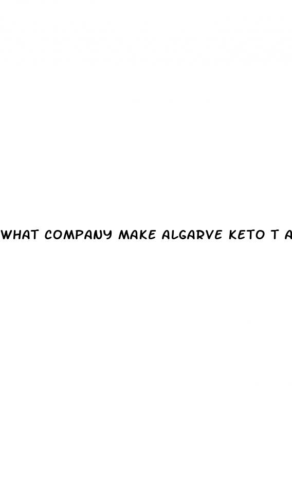 what company make algarve keto t acv gummies