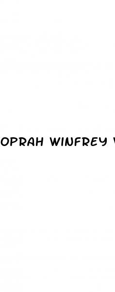 oprah winfrey weight loss charts