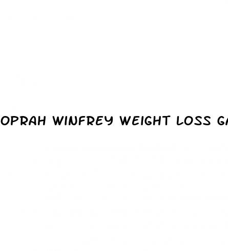 oprah winfrey weight loss garcinia cambogia