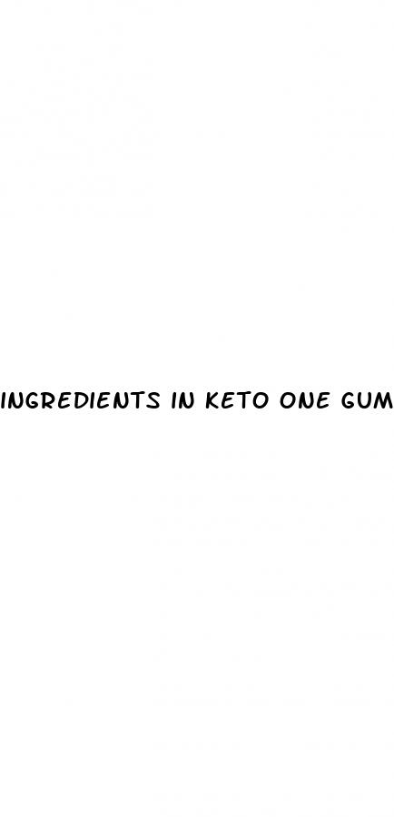 ingredients in keto one gummies