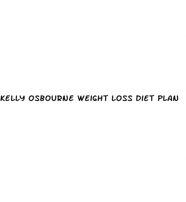 kelly osbourne weight loss diet plan