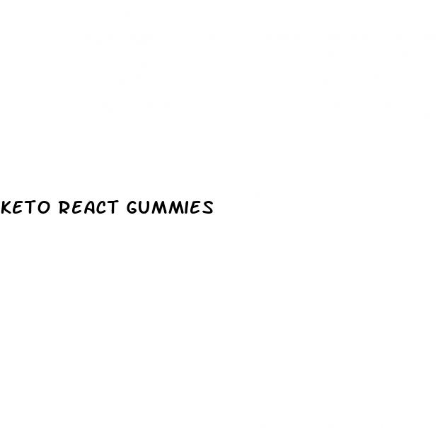 keto react gummies