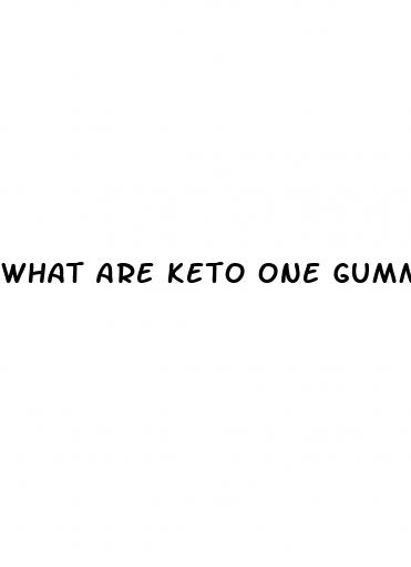 what are keto one gummies