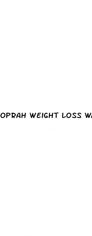 oprah weight loss wagon