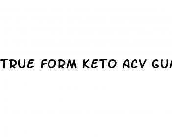 true form keto acv gummies ingredients list