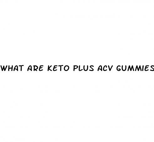 what are keto plus acv gummies