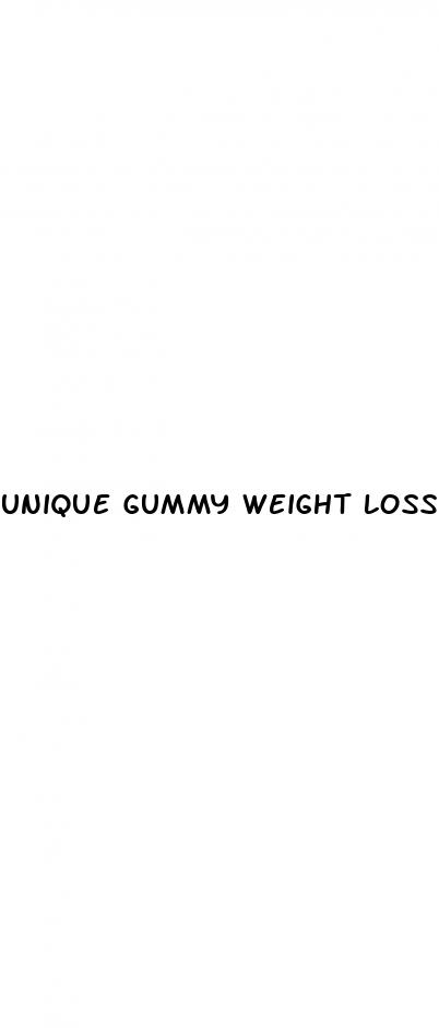 unique gummy weight loss