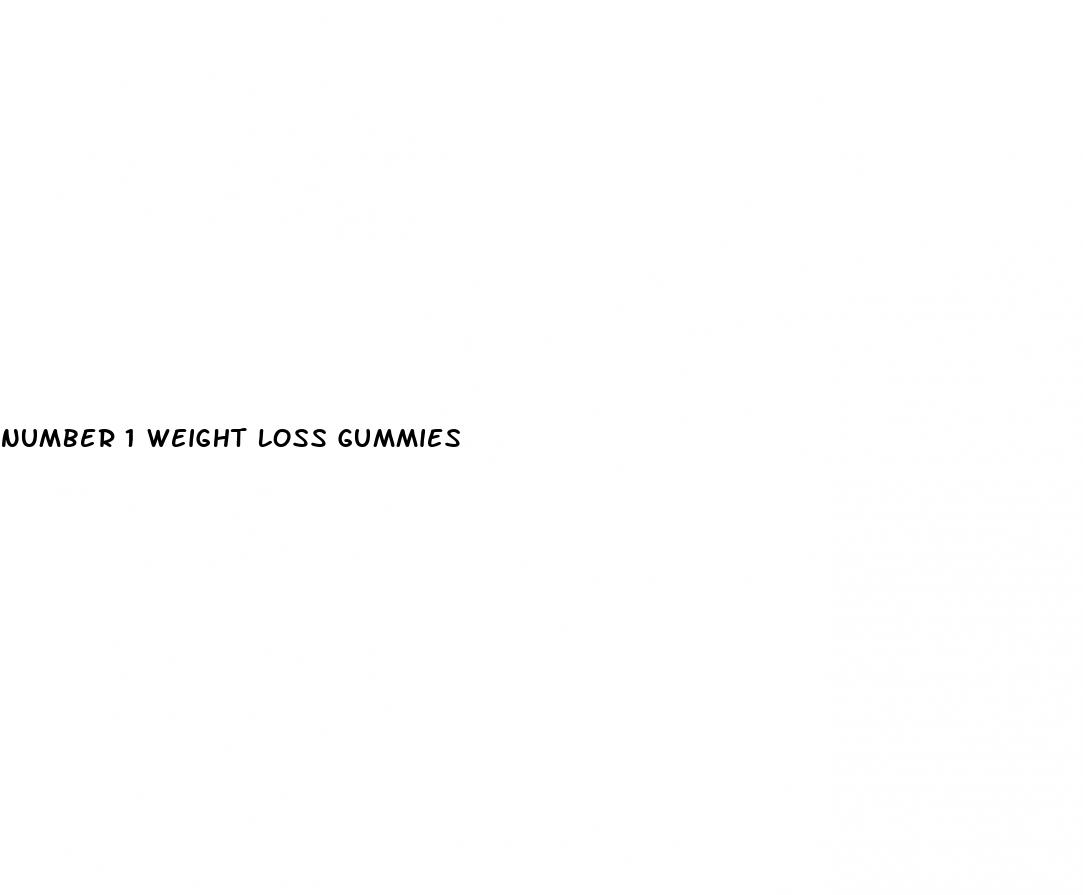 number 1 weight loss gummies