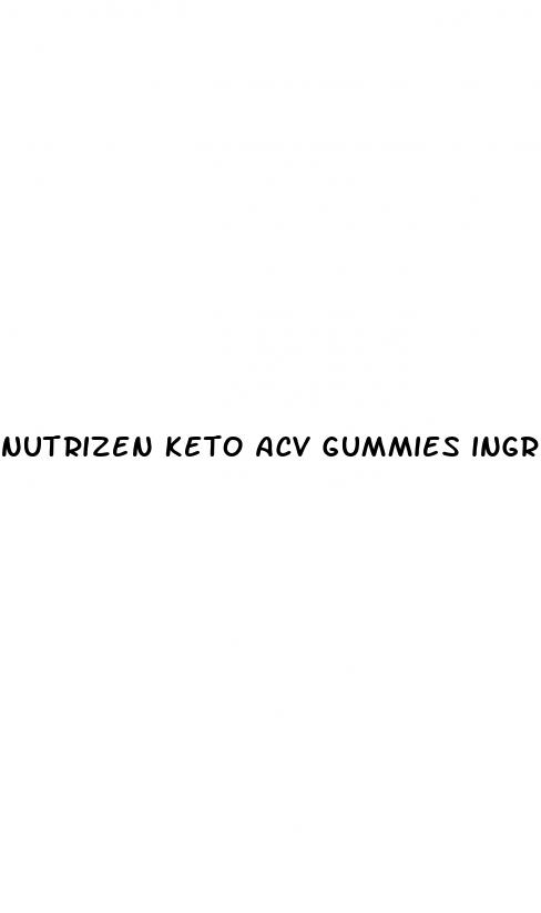 nutrizen keto acv gummies ingredients