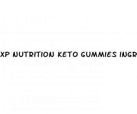 xp nutrition keto gummies ingredients