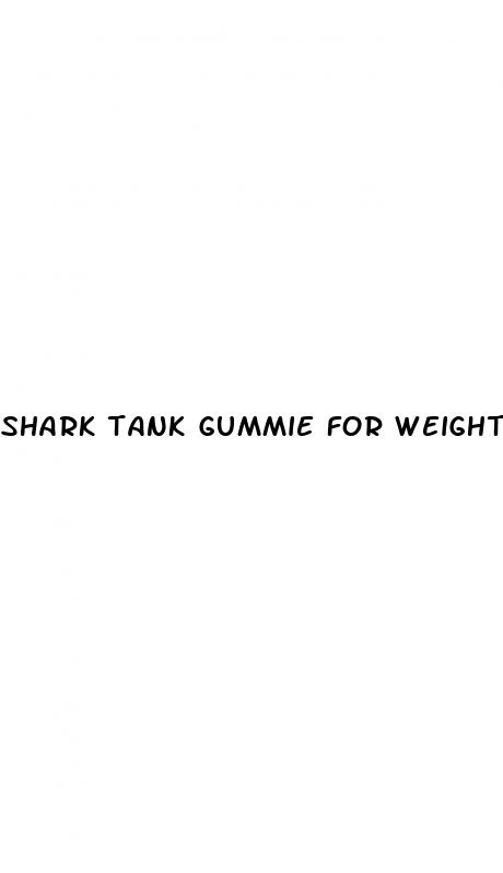 shark tank gummie for weight loss