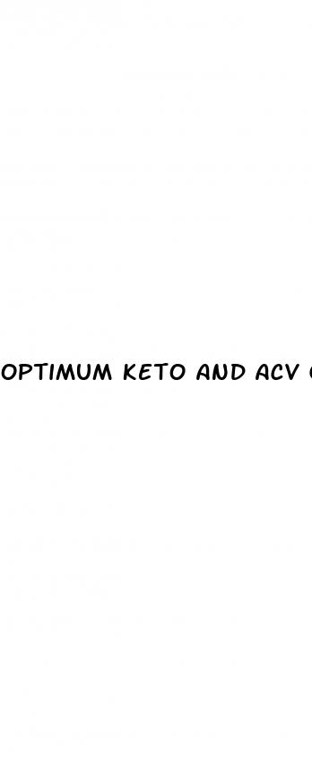 optimum keto and acv gummies