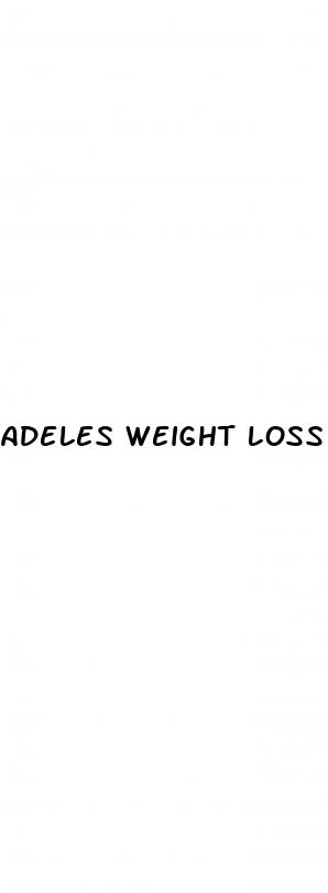 adeles weight loss method