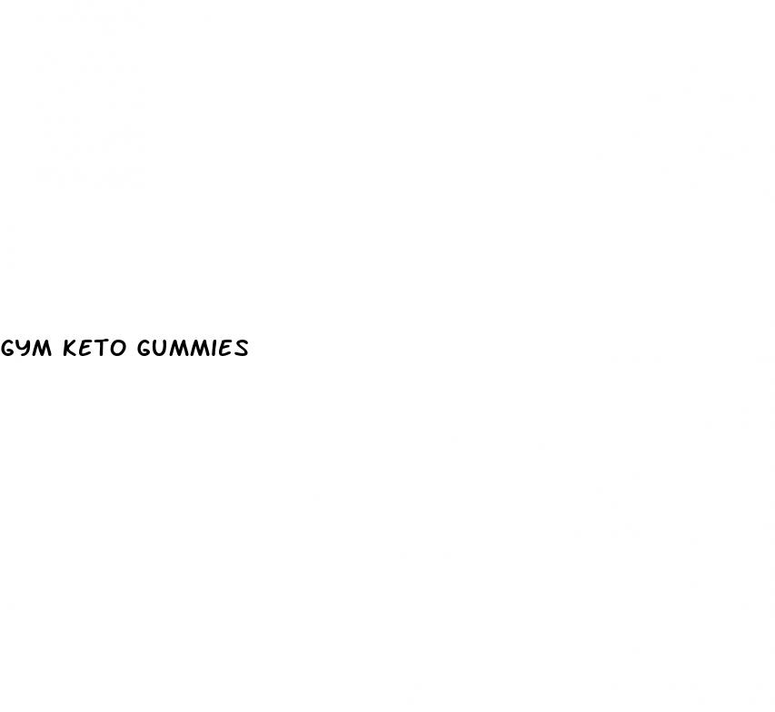 gym keto gummies