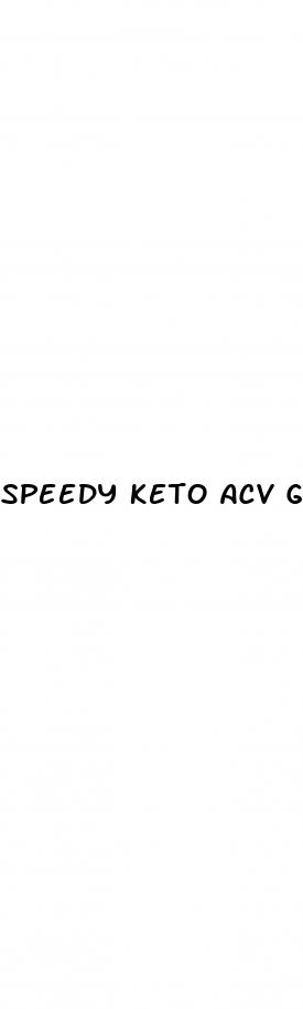 speedy keto acv gummies scam