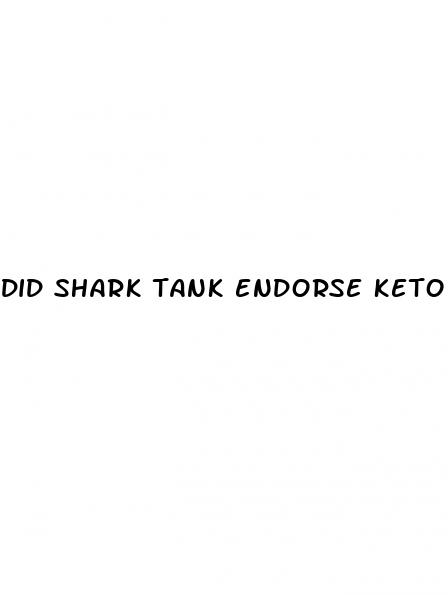 did shark tank endorse keto gummies