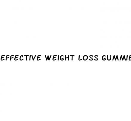 effective weight loss gummies