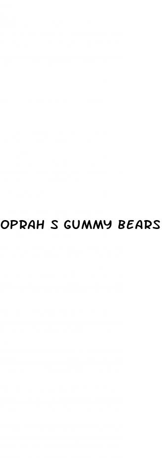 oprah s gummy bears for weight loss