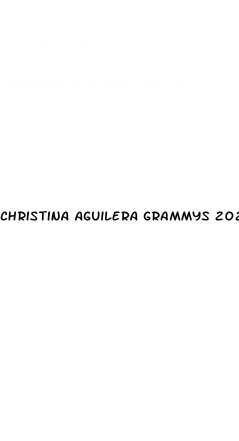 christina aguilera grammys 2024 weight loss