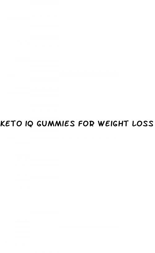 keto iq gummies for weight loss