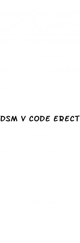 dsm v code erectile dysfunction